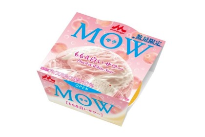 Ice Cream - Morinaga Mow Peach&White Sour 白桃优格雪糕 150ml（VIP会员价：RM8.50）